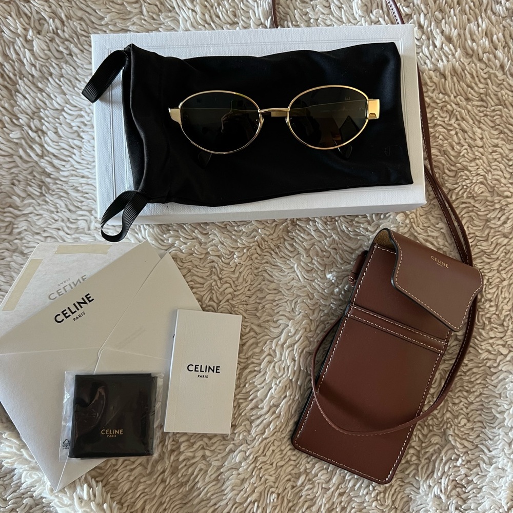 Celine Triomphe Metal 01 Sunglasses - Picture 3 of 7